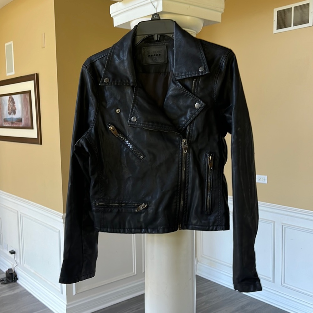 Blanknyc leather jacket - used in fair condition. All zippers work. See pix